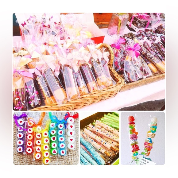 25ct 2x10’ Clear Cello Bags w/Free Stickers 🍃🆕🍃Crystal Clear~ Resealable Bags - Picture 6 of 8